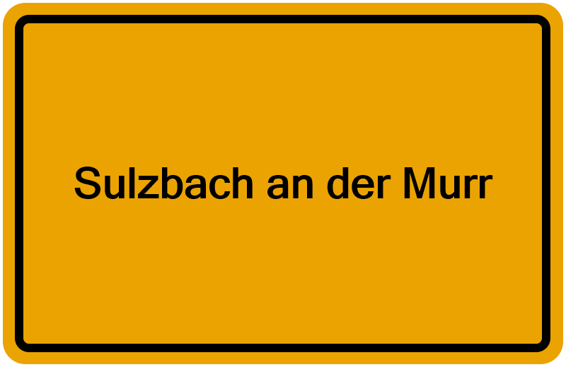 Handelsregister Sulzbach an der Murr